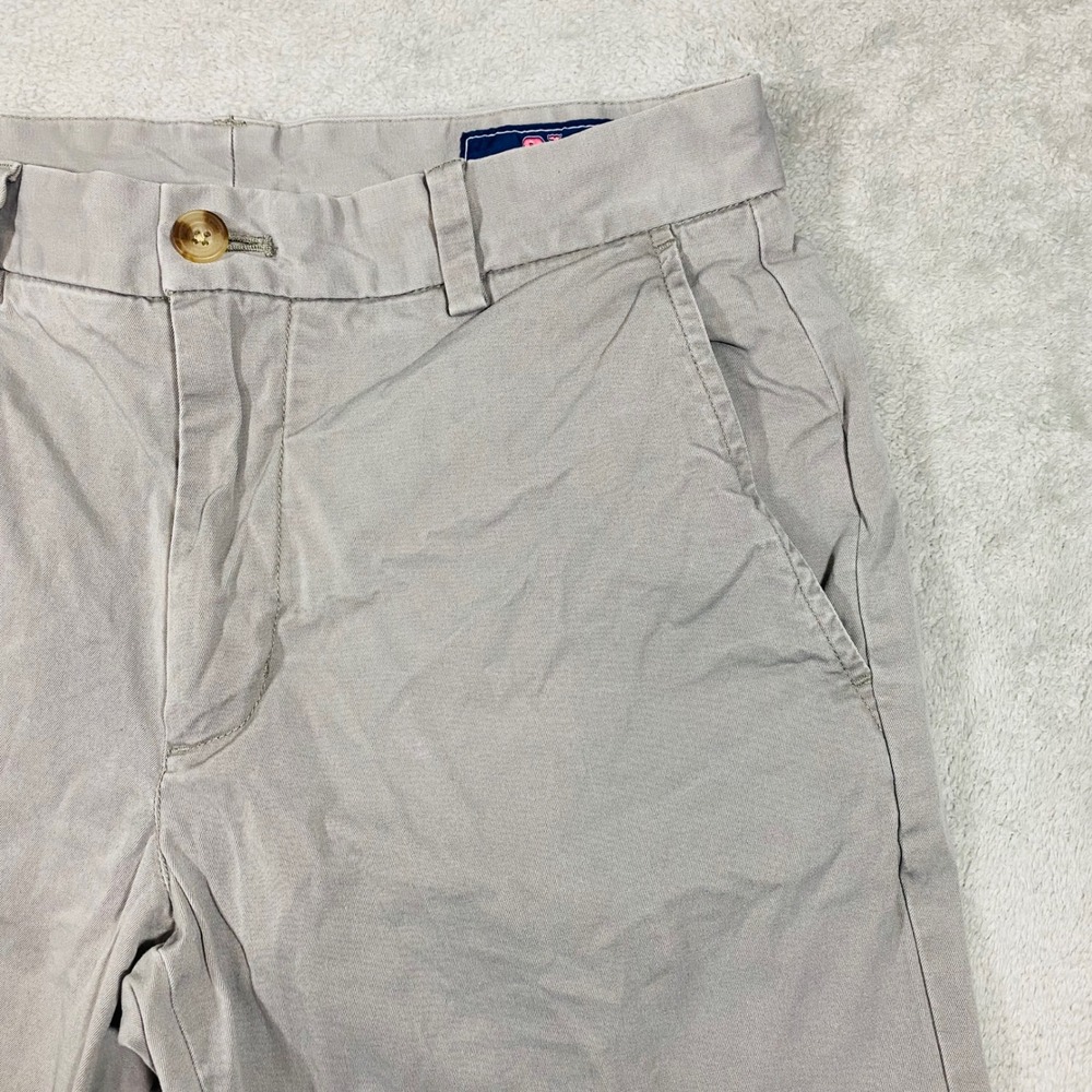 Vineyard Vines Breaker Shorts Mens 30 Grey Stretch Cotton Chino Preppy - Picture 11 of 16